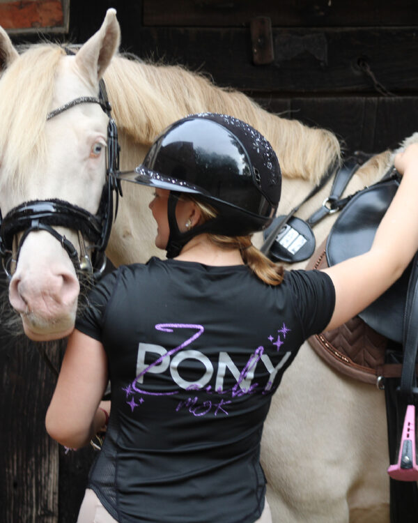 Funktionsshirt "Cascada Glow" Glitter Lila